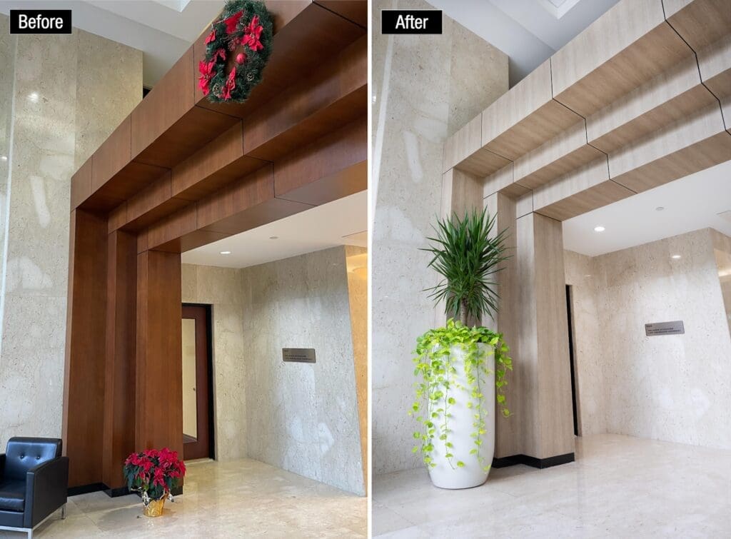 Before and after completed project by Engineer Group
